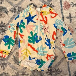 Hanna Andersson Multicolor Kids Swim Rashguard